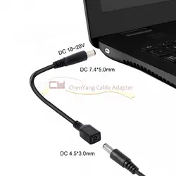 CY DC 7,4*5,0 мм разъем для hp Dell DC 4,5*3,0 разъем кабель ноутбука lenovo Ultra slim