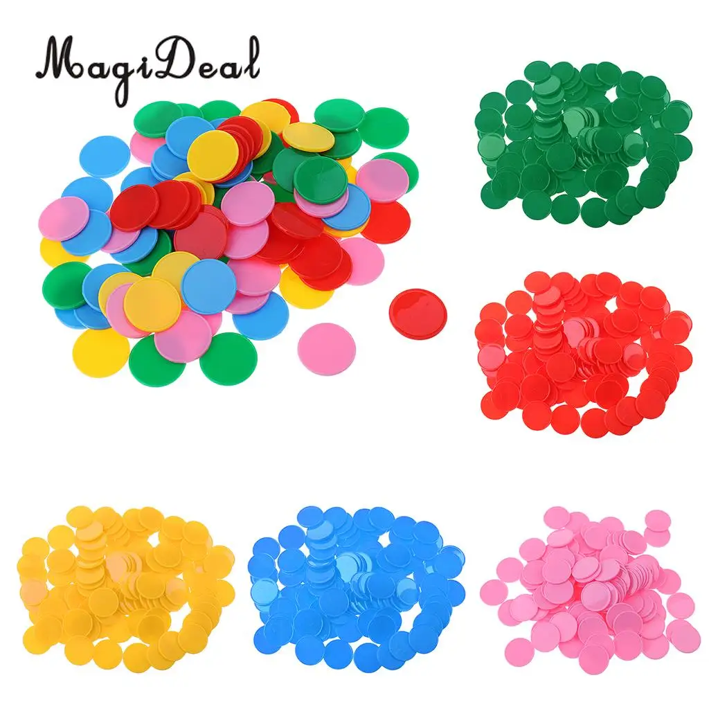 12 colours 25 mm diameter Tiddlywinks / Board Games Counters teaching aid