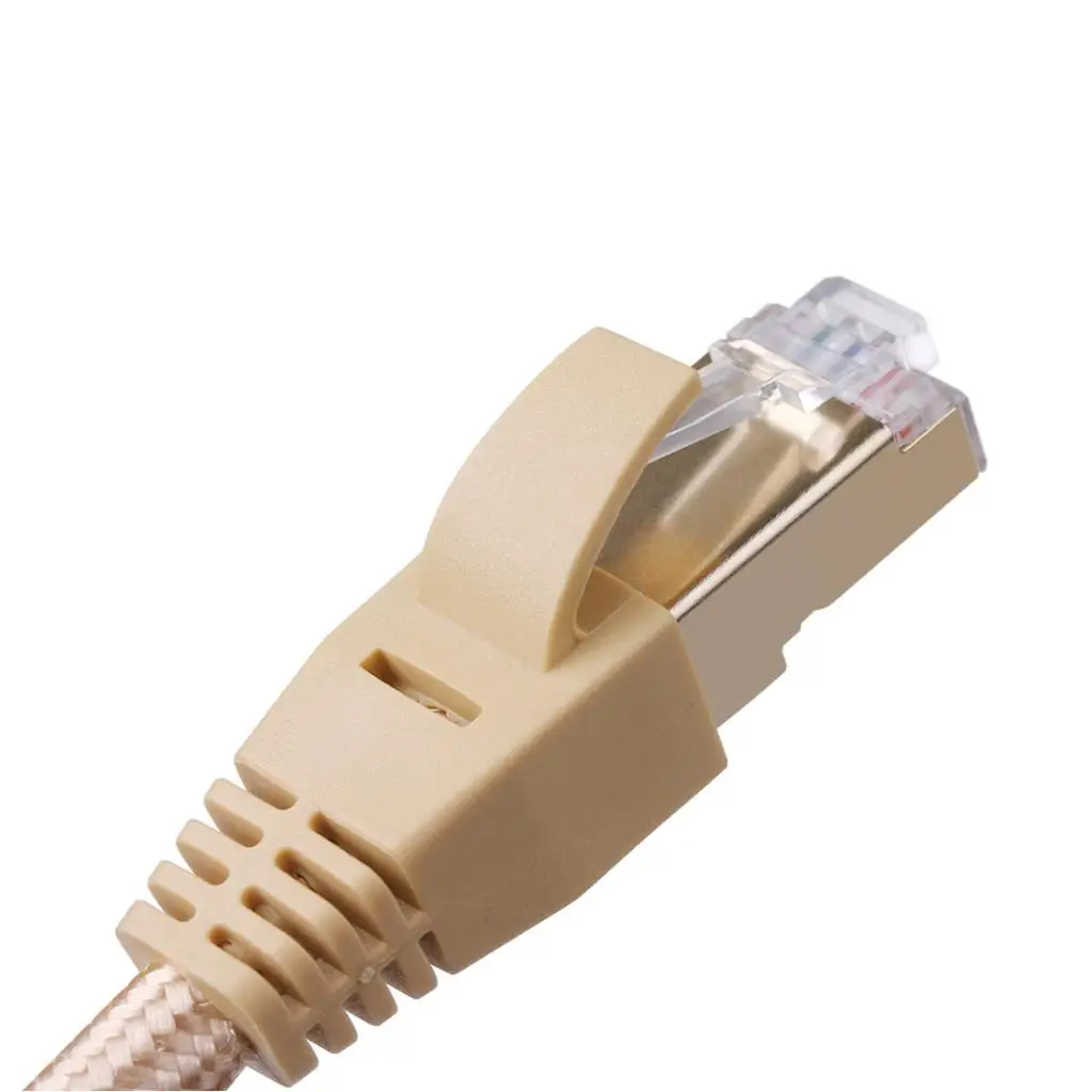 Cat7 Ethernet соединительный кабель с разъемом RJ45 без шнуровки удлинитель с двумя разъемами RJ45 на каждом конце 30 см