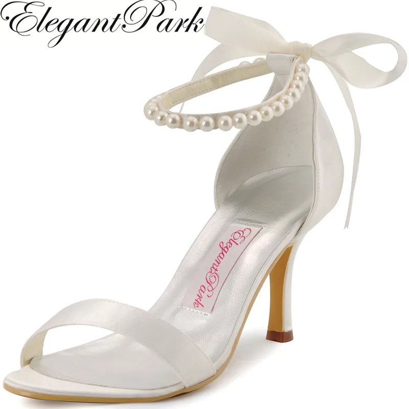 high heels ribbon lace ups