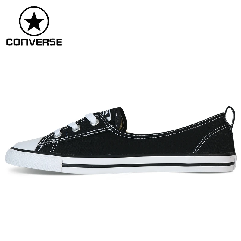 Новые оригинальные балетки Converse кружевные женские скейтбординговые туфли