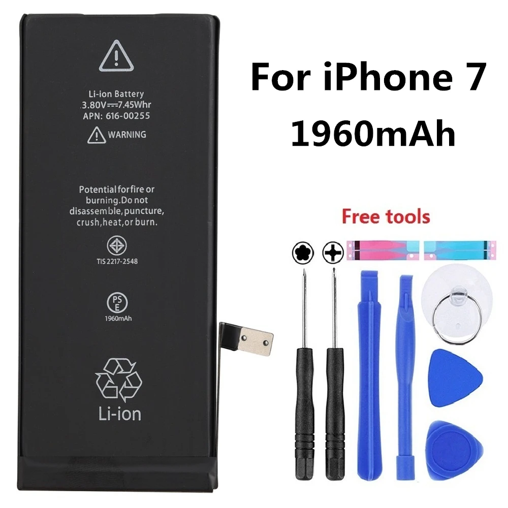 

Mobile Phone Battery For iPhone 7 Battery Original Capacity Sticker Replacement Phone Batteries