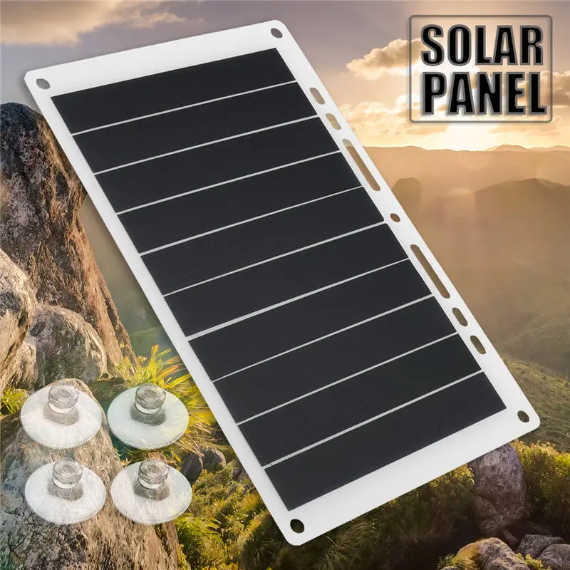 

Sofirn 5V-10W Portable Solar Power Charging Panel USB Charger For Phone Outdoor Battery Charging