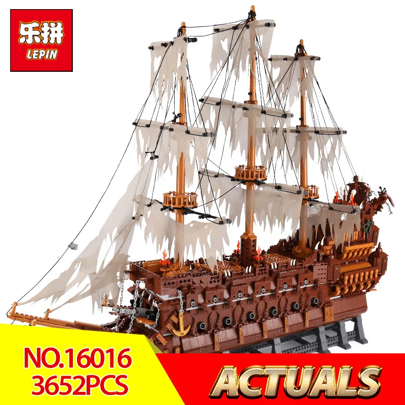 

Lepin 16016 3652Pcs Movies Series MOC The Flying flying dutchman The Netherlands model Building kits Blocks Bricks LegoINGlys