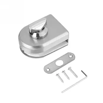 

Solid Round Glass Door Lock 10~12mm Stainless Steel Glass Door Lock Latch Rotary Knob Open/Close Home Hotel Bathroom Hardware