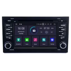 Android 8,1 для Audi A4 S4 RS4 8E 8F B6 B9 B7 Авто DVD Радио Стерео gps Навигационная медиа мультимедиа Системы Зеркало Ссылка