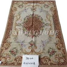 10 к 4'x6' ручной работы вязанное крючком шерстяное изделие ковер ручной работы, китайский традиционный ручной работы ковер