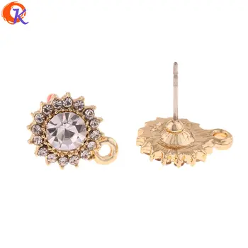 

Cordial Design 11*15MM 50Pcs Jewelry Accessories/Earring Stud/DIY/Rhinestone Effect/Jewelry Making/Hand Made/Earring Findings