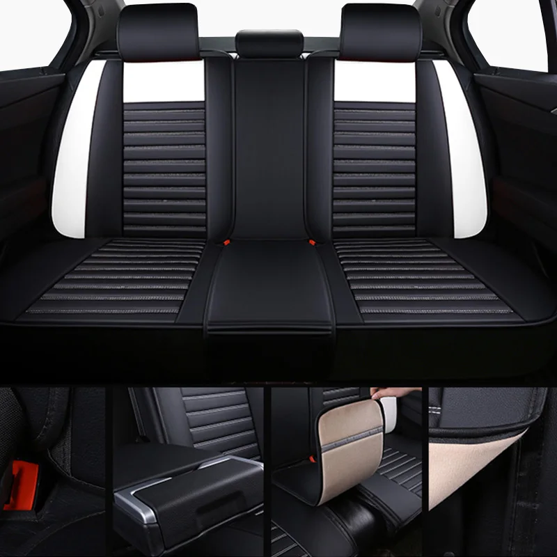  PU Leather Universal auto seat covers for honda hrv XRV XR-V URV UR-V stream pilot Avancier of 2010