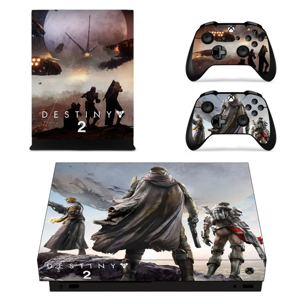 Игра Destiny 2 кожи Стикеры наклейка для microsoft Xbox One X консоли и контроллеры Скины Стикеры s для Xbox One X винил