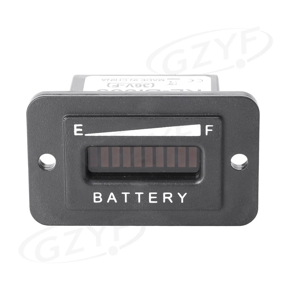 36V Battery Volt Indicator Meter Gauge LED Display For Moto Golf Cart