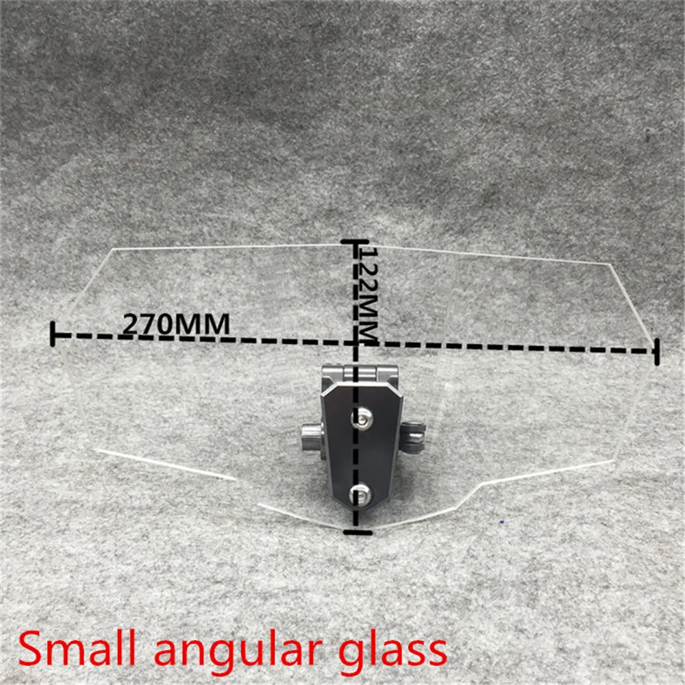 Airflow Adjustable Windscreen Wind Deflector Universal Motorcycle Windshield for Kawasaki BMW Ducati honda Benelli Triumph Yamah