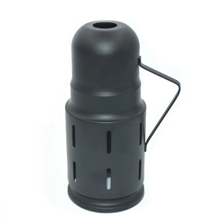 

1 Pc Metal Black Shisha Hookah Wind Cover with Handle Chicha Narguile Waterpijp Gadget Accessories for Outdoor,Bar,Party