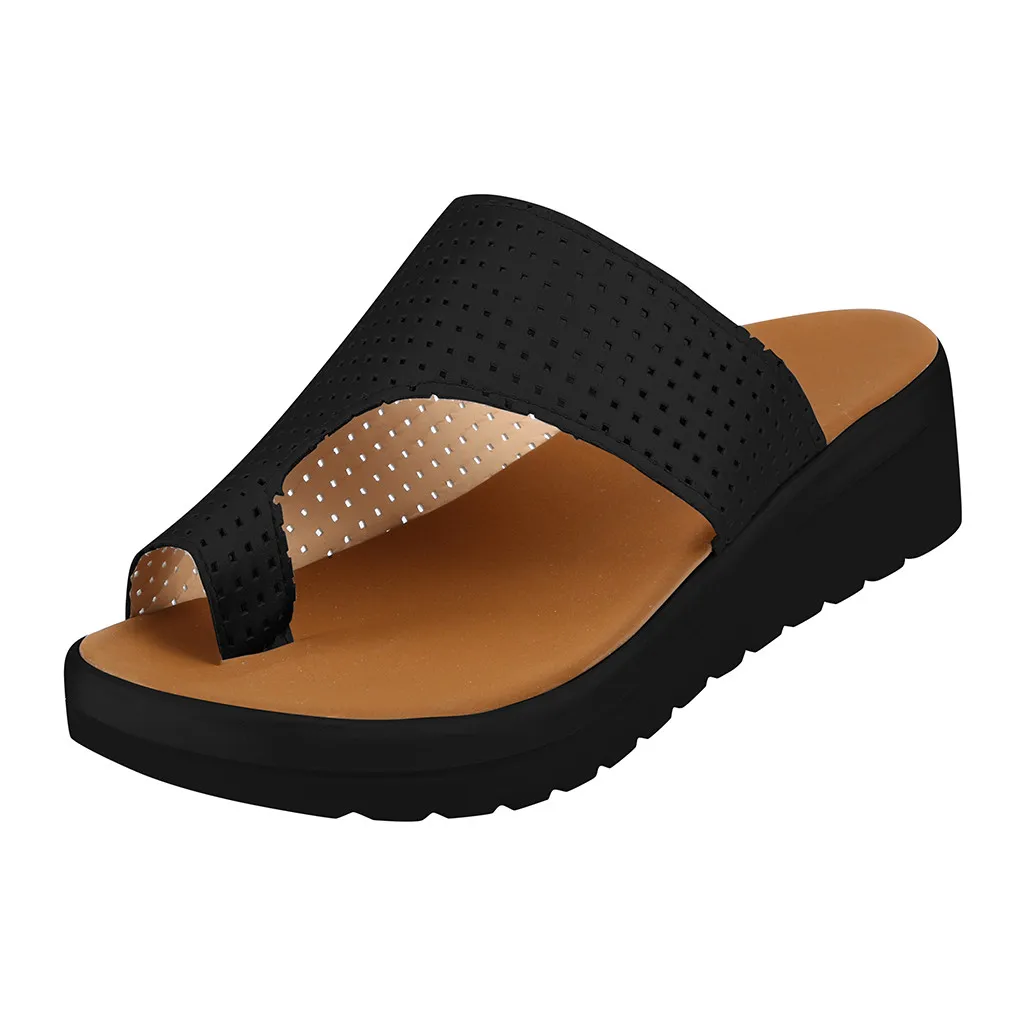 

SAGACE Women's Slipper Women Thick Bottomed Sandal Shoes Wedge Heel Sandals Clip Toe Summer Beach Shoes Summer Women Slipper