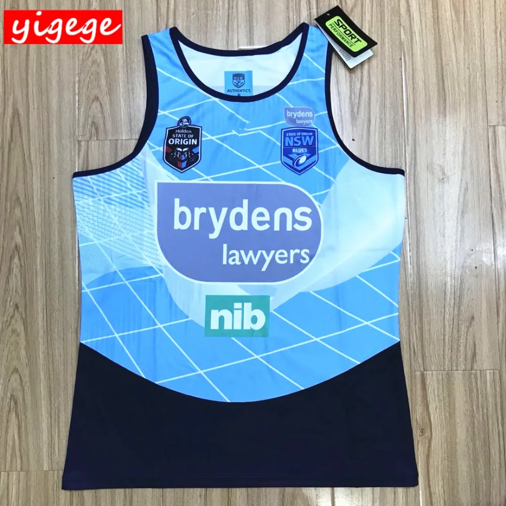 2018 NSWRL القميص المنزل قميص كرة قدم أمريكية مصنوع من الصوف الدوري جيرسي أستراليا هولدن nswrl أصول Holton قميص s-3xl