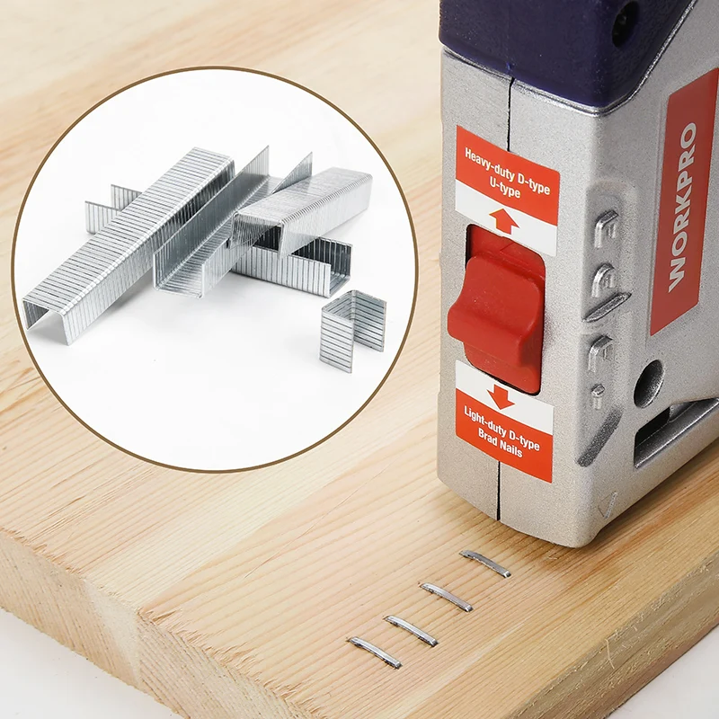 Workpro 4 IN 1 Riveter Gun Hand Riveter Heavy Duty Staple Gun Nail Staple Gun for Wood