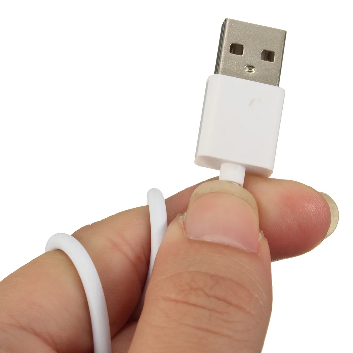 Белый USB 2,0 папа до 3,5 мм наушники аудио AUX штекер Автомобильный Кабель Разъем зарядное устройство кабель провод шнур