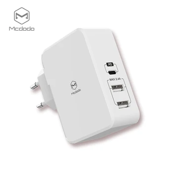 

Mcdodo USB PD 29W Quick Charger for iPhone X 8 Plus Type c usb-c Charge Fast Charging Dual USB Charger for Samsung Xiaomi Huawei