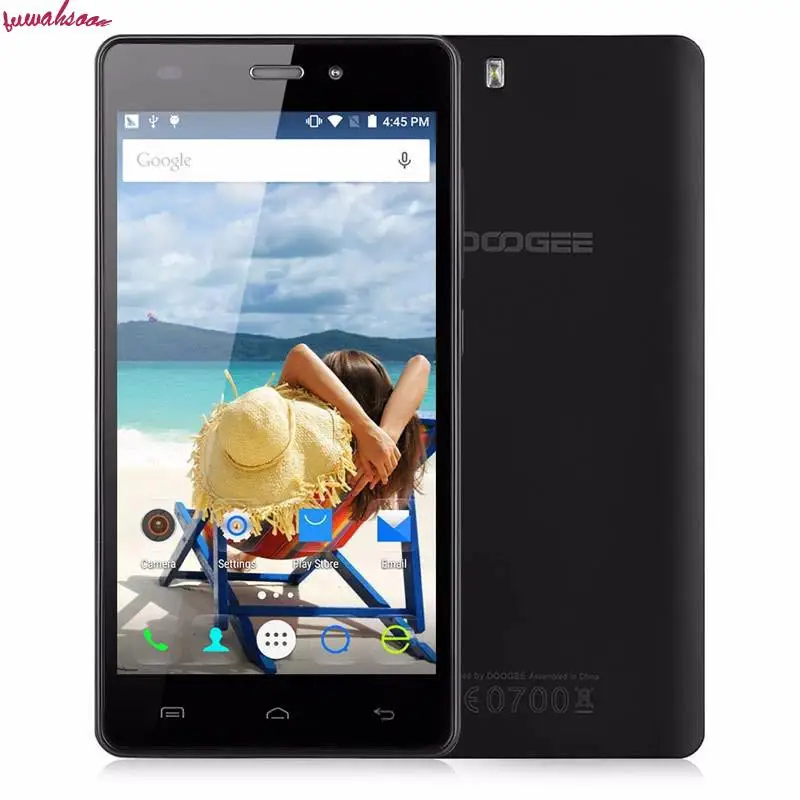 Оригинальный мобильный Телефон Doogee X5S 5 Дюймов HD 1280x720 MTK6735 Quad Core Android 5.1 1 ГБ RAM 8 ROM 8MP 4