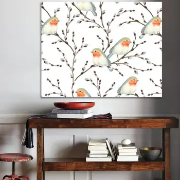 

American retro hanging cloth bird tapestry living room bedroom tapestry Boho Wall Beach Carpet 3D wall cloth Yoga Mat Blanket