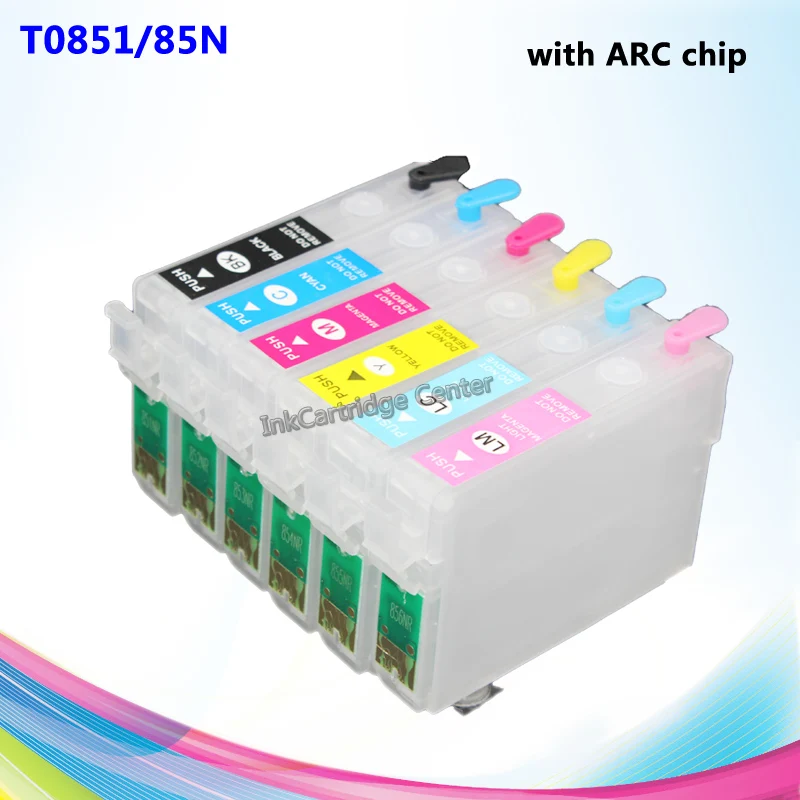 CISSPLAZA T0851 851n 85n многоразовый картридж совместимый для epson 1390 фото T60|cartridge case|cartridge