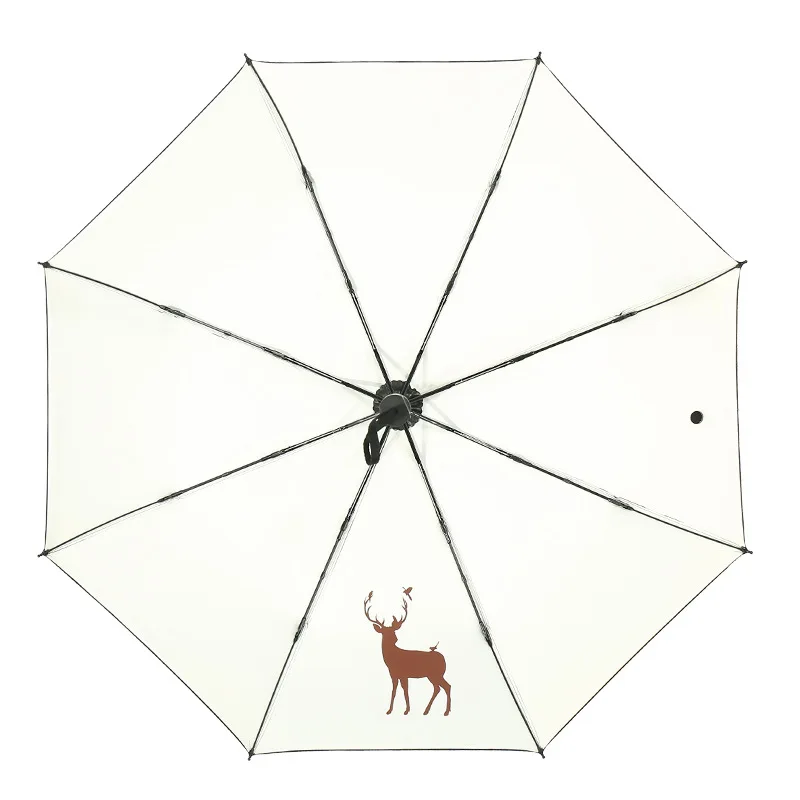 YADA Custom Forest Fawn Umbrella Rain uv Elk Folding Umbrella For Women Personalized Charms Windproof Friendship Umbrella YS664