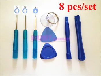 

200set 8 iN 1 Opening Pry Tools Screwdriver Repair Moble Cell Phone Disassemble Unlock Kit For samsung LG HTC nokia plam