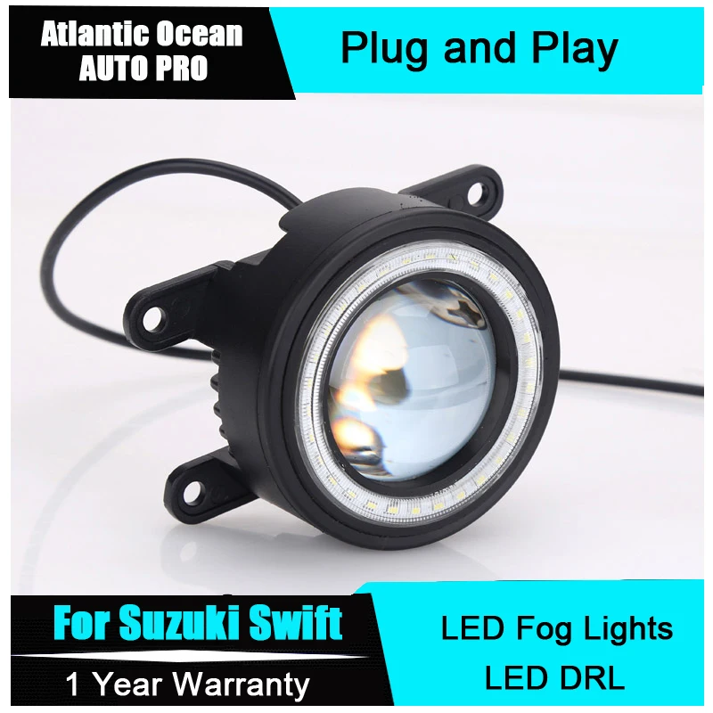 

Auto Pro Car Styling LED fog lamps For Suzuki Swift led DRL with lens For Suzuki Swift fog lights parking