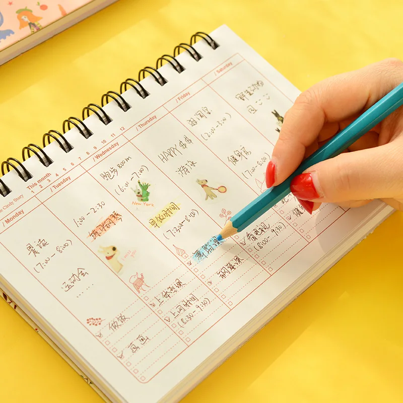 weekly agenda planner