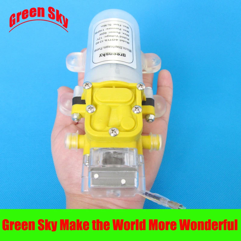 Electric sprayer pump watering irrigation usage DC 60W priming