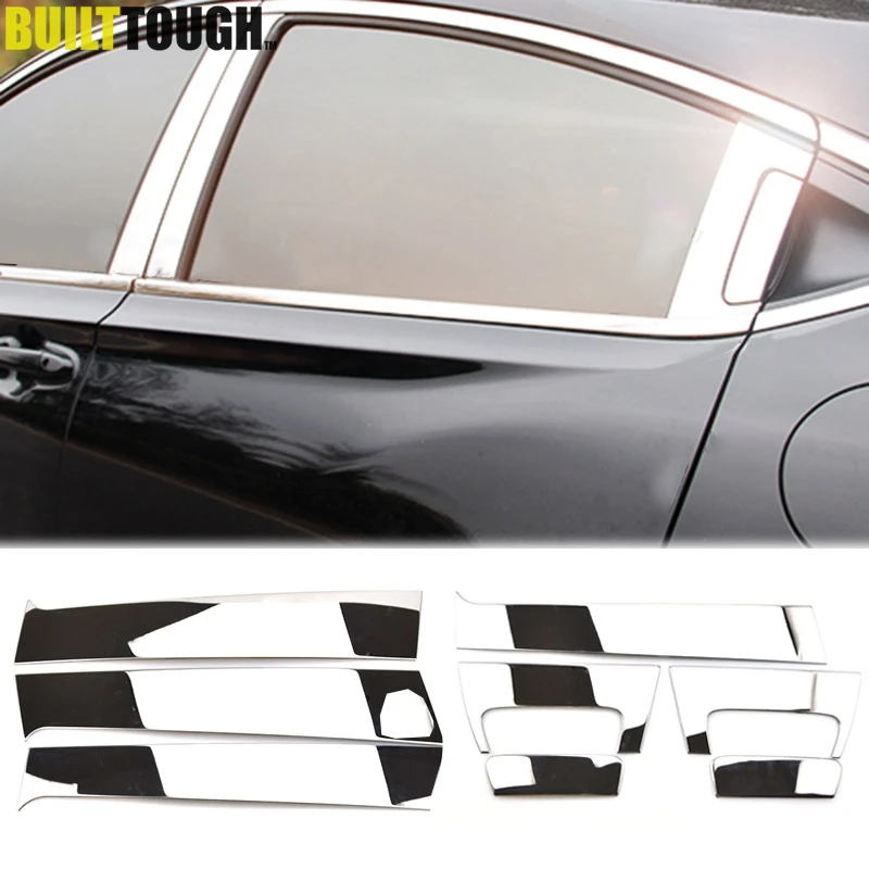 Fit 2017 2018 Honda CR-V Chrome Pillar Post