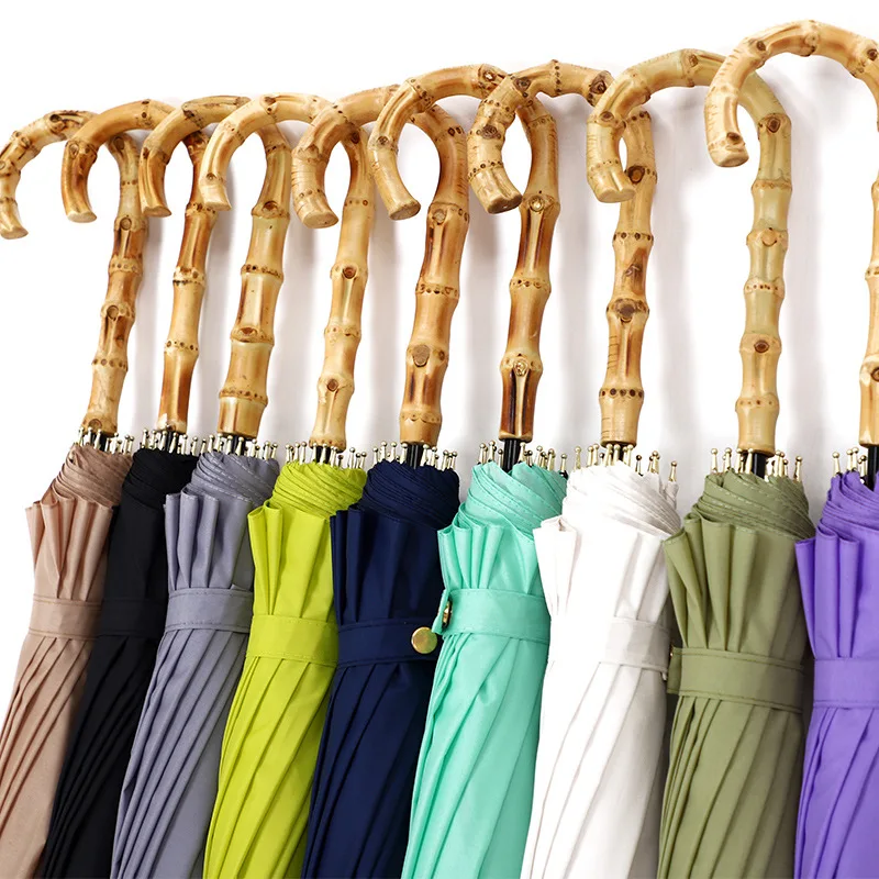 japonês longo automático golfe guarda-chuva chuva para