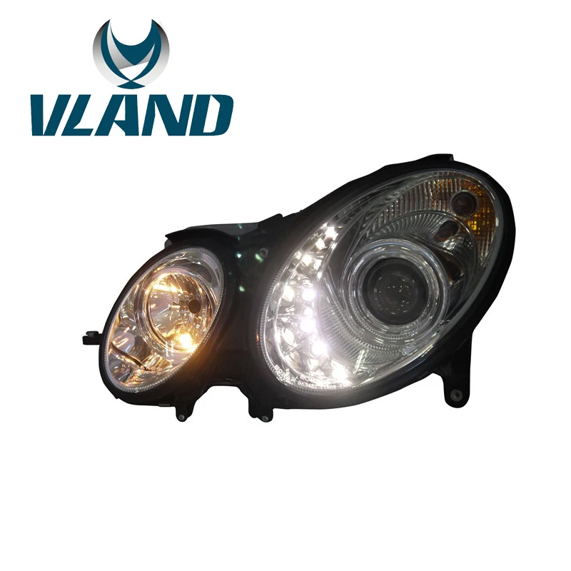 VLAND Factory автомобильная головная лампа для W211 2006 2009 E200 E240 E280 светодиодная фара H7