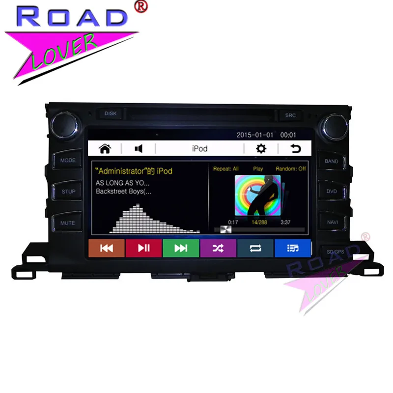TOPNAVI Wince 6 0 9 &quot2Din автомобильный мультимедийный DVD плеер Авто Радио для Toyota Highlander