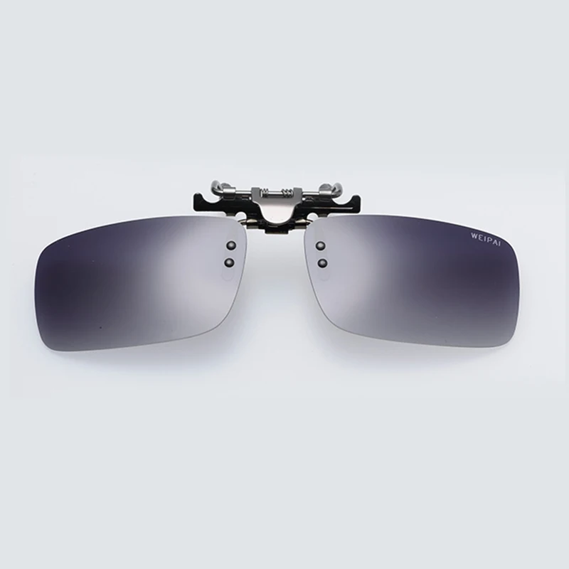 Поляризационные солнцезащитные очки, зеркальный зажим, поляризационный светильник высокой четкости, очки для водителя с зажимом - Название цвета: E style