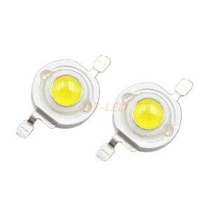 10 Pieces 3W LED Light Bulb Lamp Cool / Cold White 10000K - 15000K 3-3.4V 600mA-700mA 260-280LM High Power 3 Watt Chip 3Watt COB