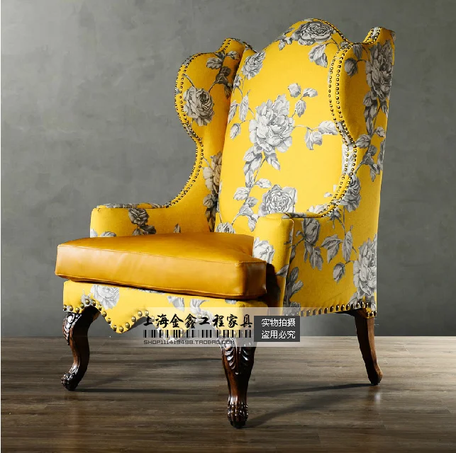 American Pibu Custom Art Armchair Chair High Back Tiger French American Pibu Custom Art Armchair Chair High Back Tiger French Neoclical Villa Furniture Sofa In Restaurant Chairs From On Aliexpress