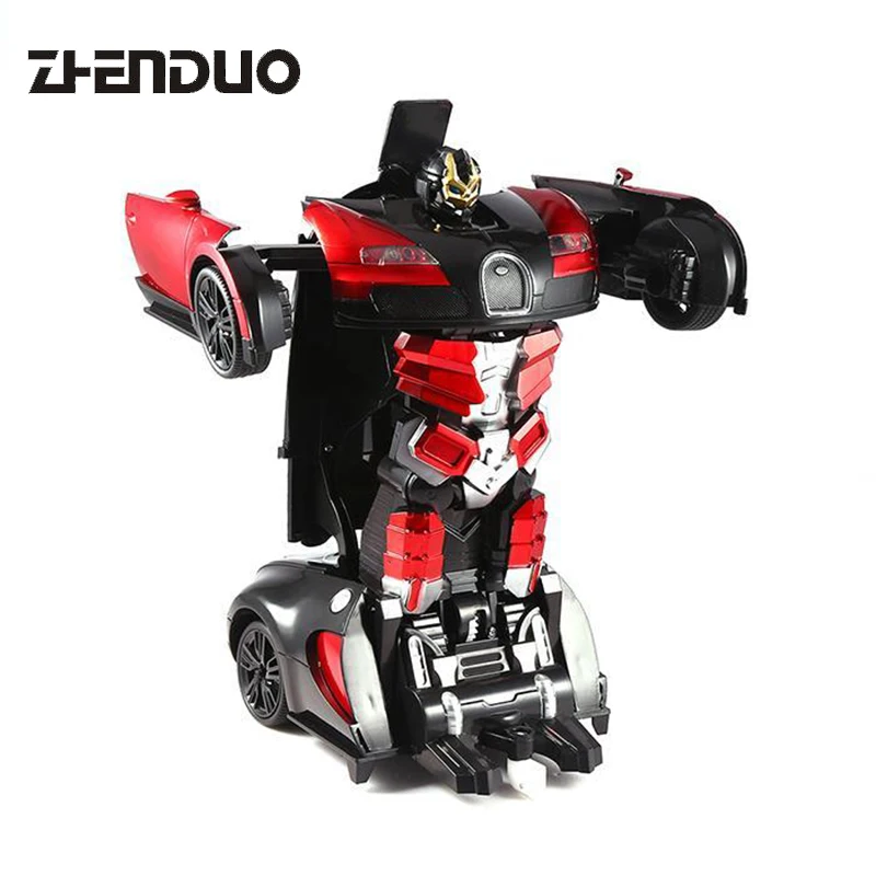 

Gesture Sensing One-Key Deformation Car Remote Control Car Deformation Car Toy King Kong Robot Deformation Toy Gift