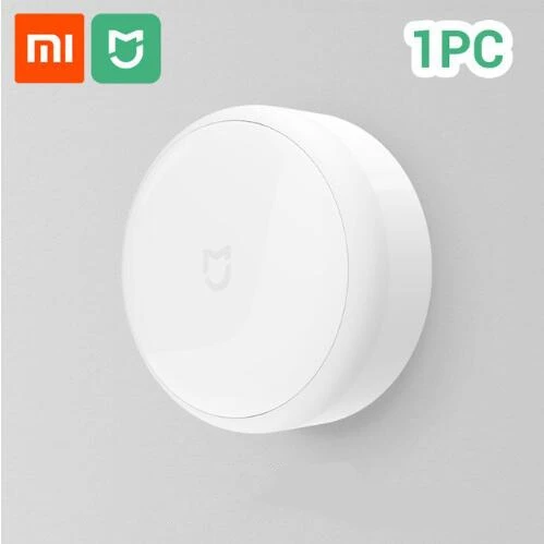 5 шт. Xiaomi mi jia светодиодный коридор ночник инфракрасный пульт дистанционного управления датчик движения тела Smar домашняя лампа Магнитная умная - Комплект: 1 pcs