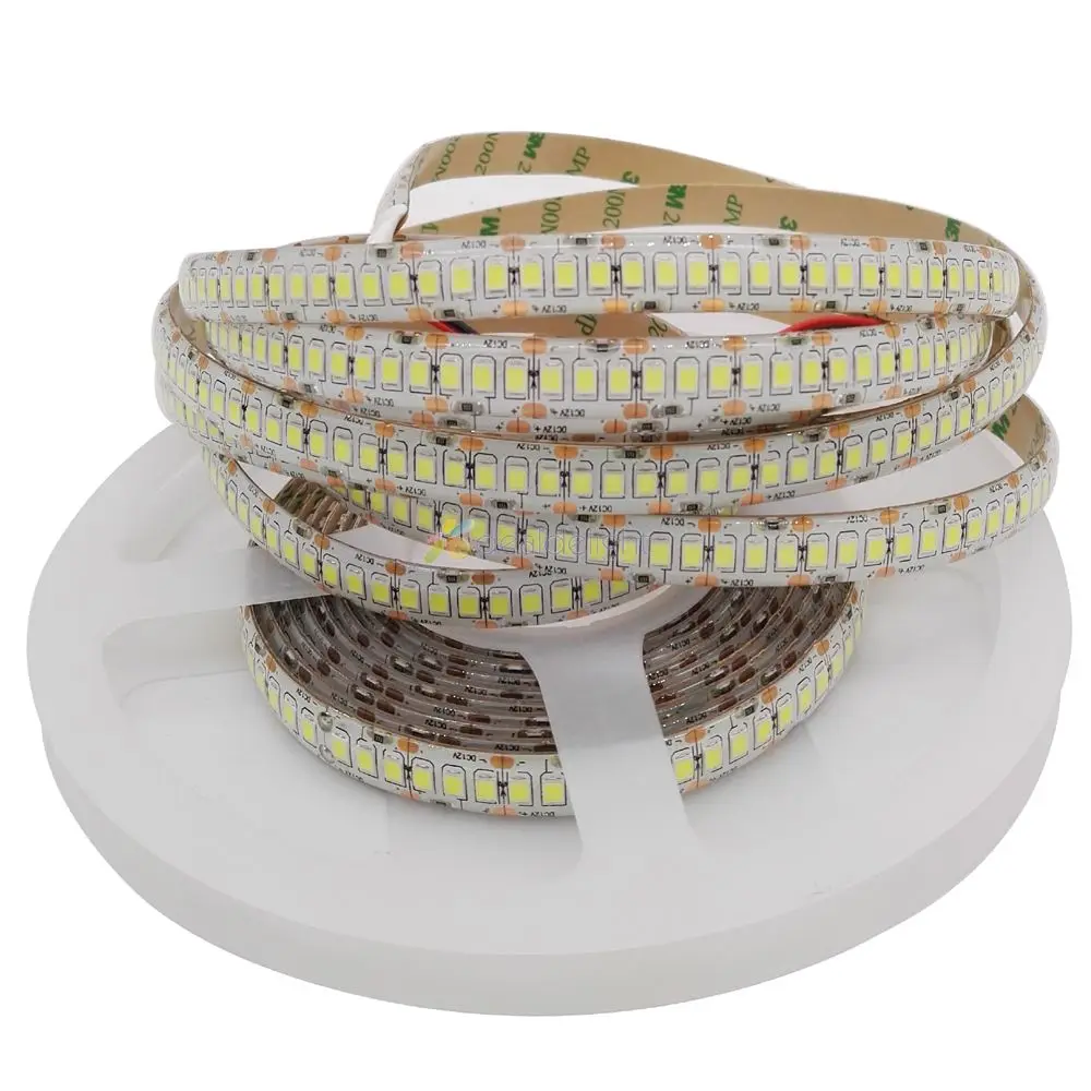 5m 2835 SMD 240 LED/m Светодиодная лента 12V Гибкая Однорядная белый/теплый белый цвет