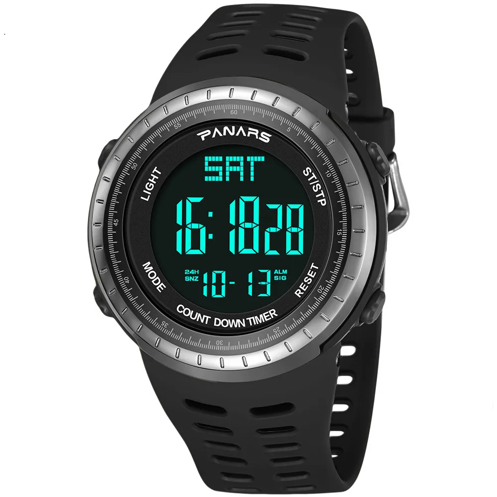 Buy LED Display Digital Watch Men Chronograph Swimming