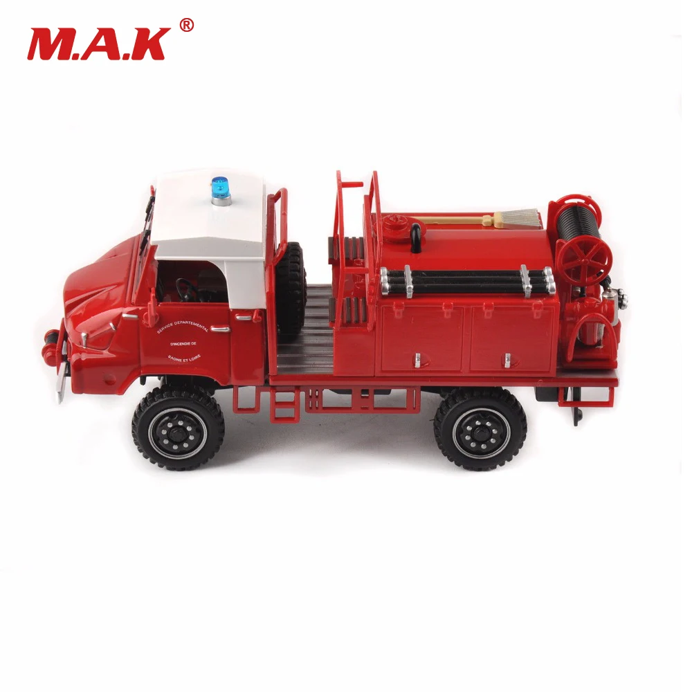 Игрушки для мальчиков масштаб 1/43 Красная пожарная машина модель мини автомобиля