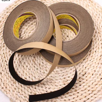 

3/4"Black Grosgrain ribbon with Adhesive Tape DIY flower crown ribbon 2Meter