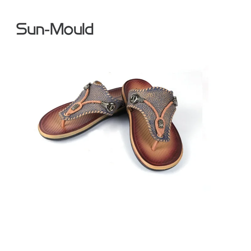 Новые мужские летние тапочки обувь сандалии Chaussure De Plage Homme Chaussure mensstriped сандалии пляжные Уличная обувь
