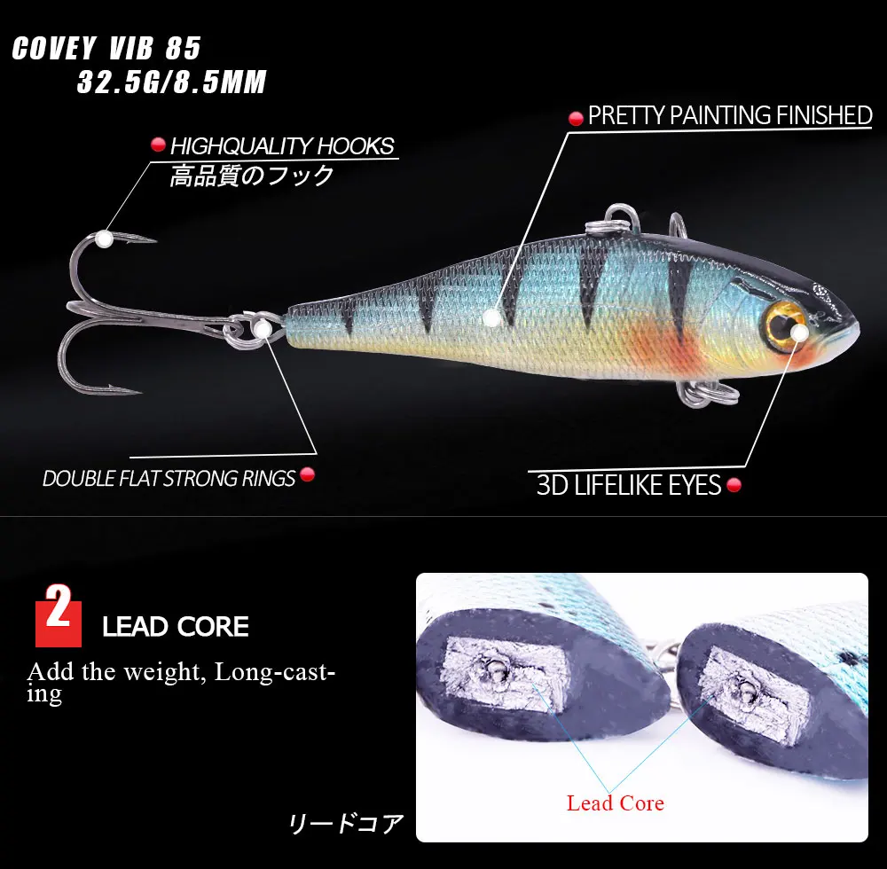 Vib com Núcleo de Chumbo Makebass 3.35in1.15oz Fishinglures Chocalho Iscas Sinking Lipless Artficial Swimbaithard Wobbler Pesca 5 Makebass 3.35in1.15oz vib fishinglures naufrágio chocalho iscas