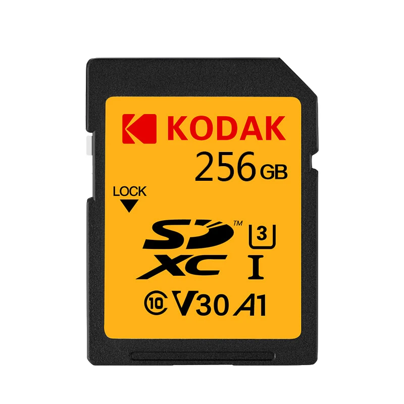 Карта памяти Kodak SD SDHC sd-карта 16 ГБ 32 ГБ 64 Гб 128 ГБ 256 ГБ SDXC C10 U3 U1 V30 UHS-I картао де карты памяти для камеры