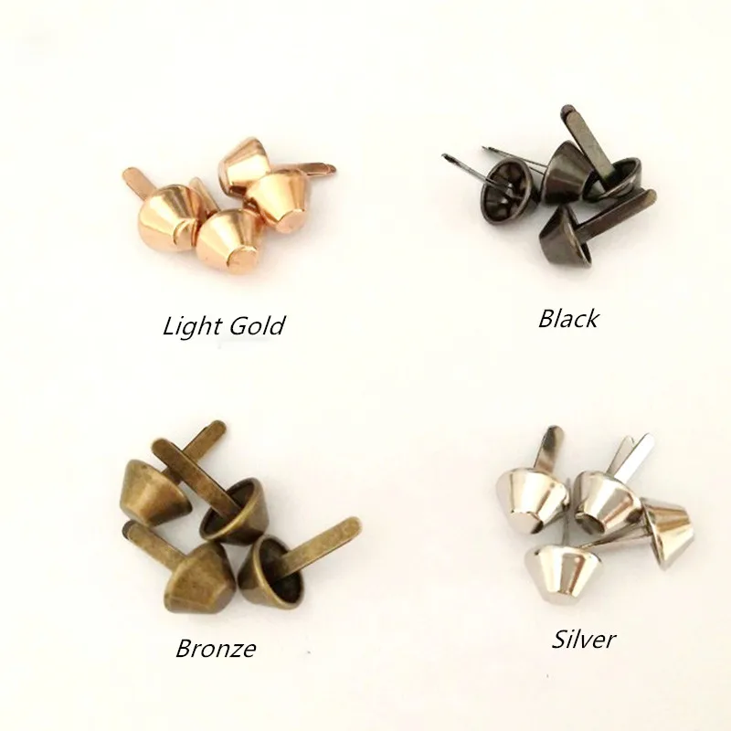 50Pcs 4 Colors Brads For Scrapbook DIY Accessories Photo Album Frame Decoration Brads Handmade Embellishment Decor Scrapbooking metal brads scrapbooking decoration
