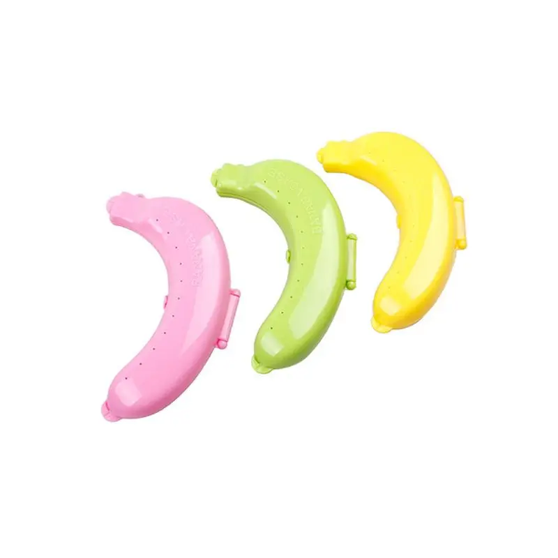 

Fruit Banana Baby Food Storage Box Lunch Container Storage Organizer Portable Outdoor Picnic Camping Accessory Banana Case