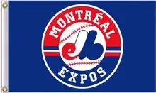 Montreal Expos MLB Flag 3X5FT Flag Hot Selling Products 90×150 cm Outdoor Sports Flag Brass Metal Holes Custom Flag