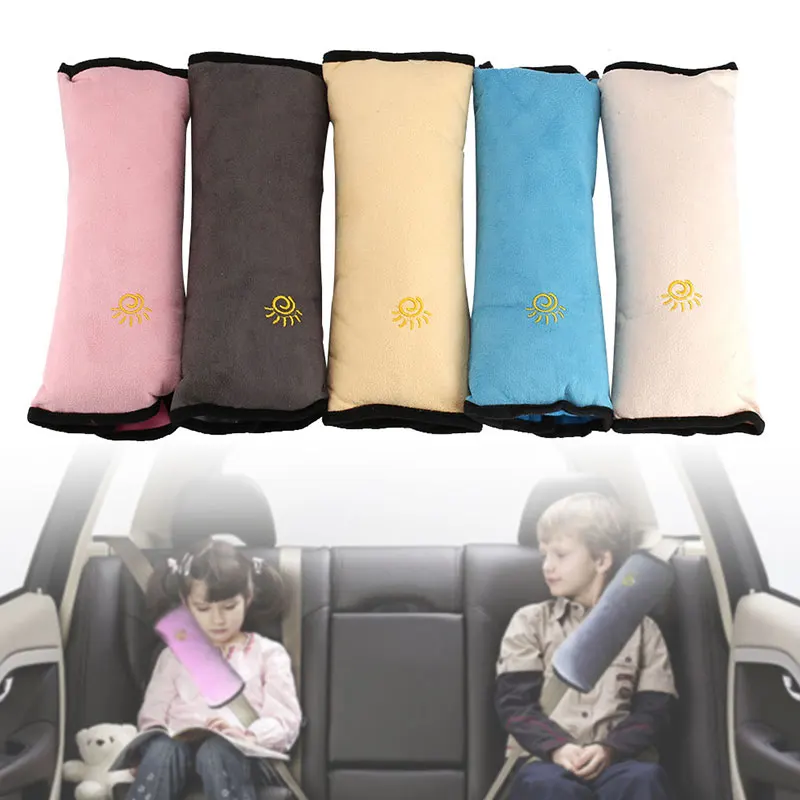 

Baby Pillow Kid Car Pillows Auto Safety Seat Belt Shoulder Cushion Pad Harness Protection Support Pillow For Kids Toddler Bib